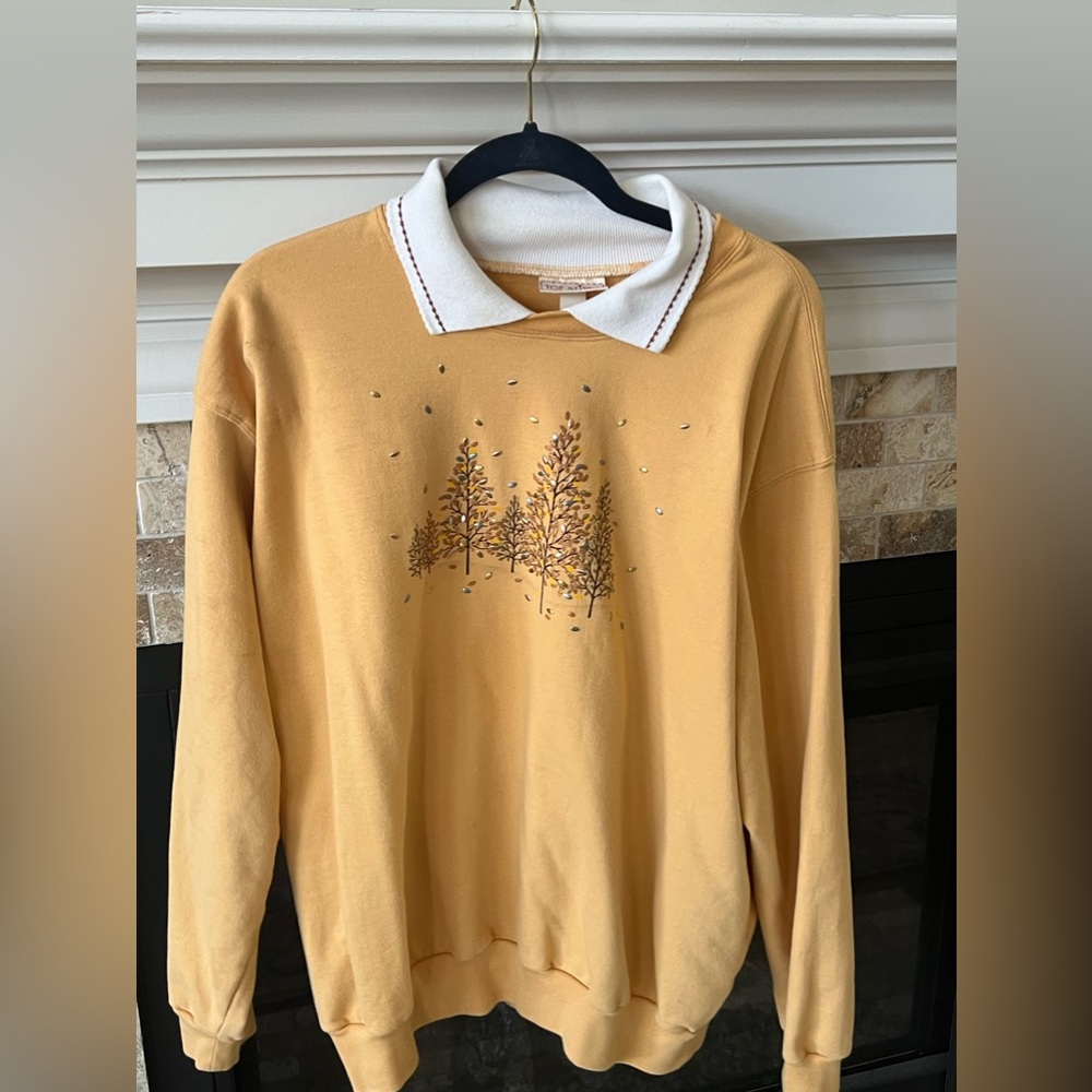 Top Stitch by Morning Sun Vintage “Fall ” Top Stitch Morning Sun Sweatshirt